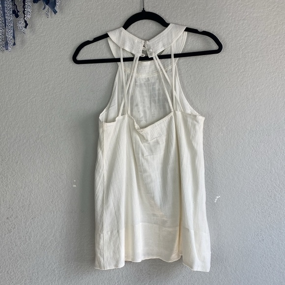 Anthropologie white lace sleeveless blouse - Picture 7 of 8